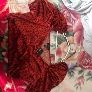 Plus size crop top